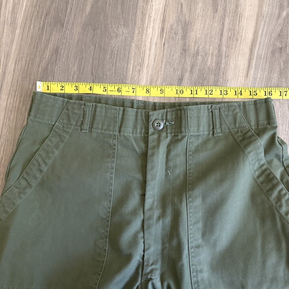 Vintage OG-507 Pants Men's Size 32x29 Military Army Zip Fly Cotton Sateen - Picture 2 of 8